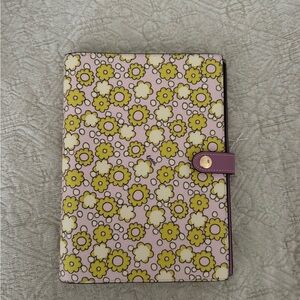 Coach Purple and Yellow Floral Notebook Cover